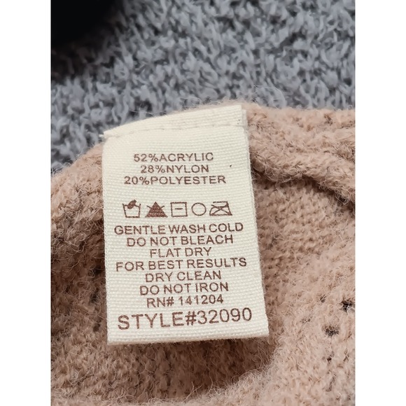 Hem & Thread Knit Tank Top M Blush Textured Sleeveless NWT  Fairy Cottagecore - Picture 6 of 7